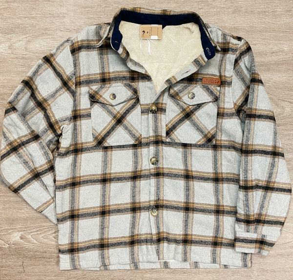 Men Sherpa Shacket