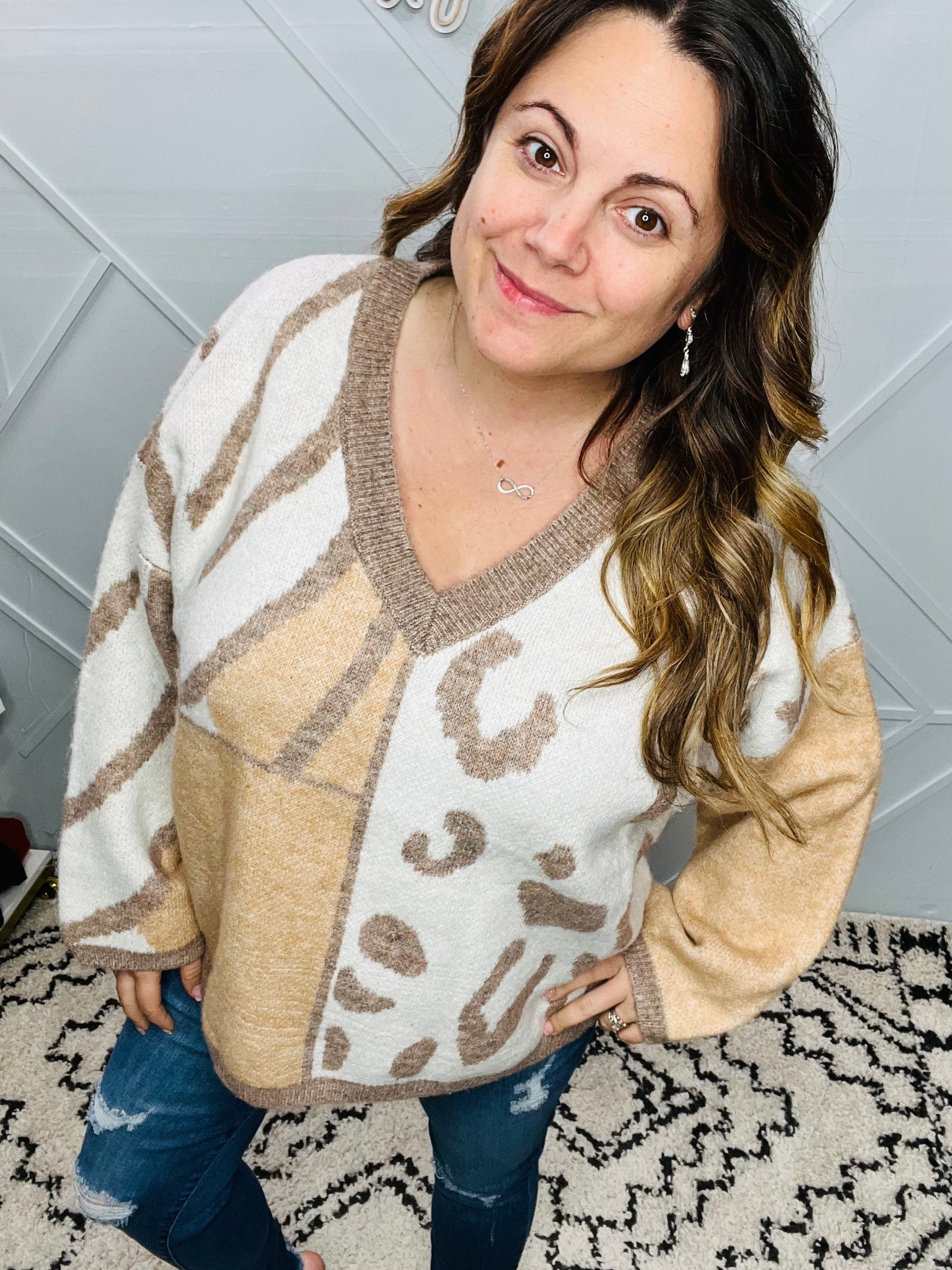 Catch Me Camel Sweater