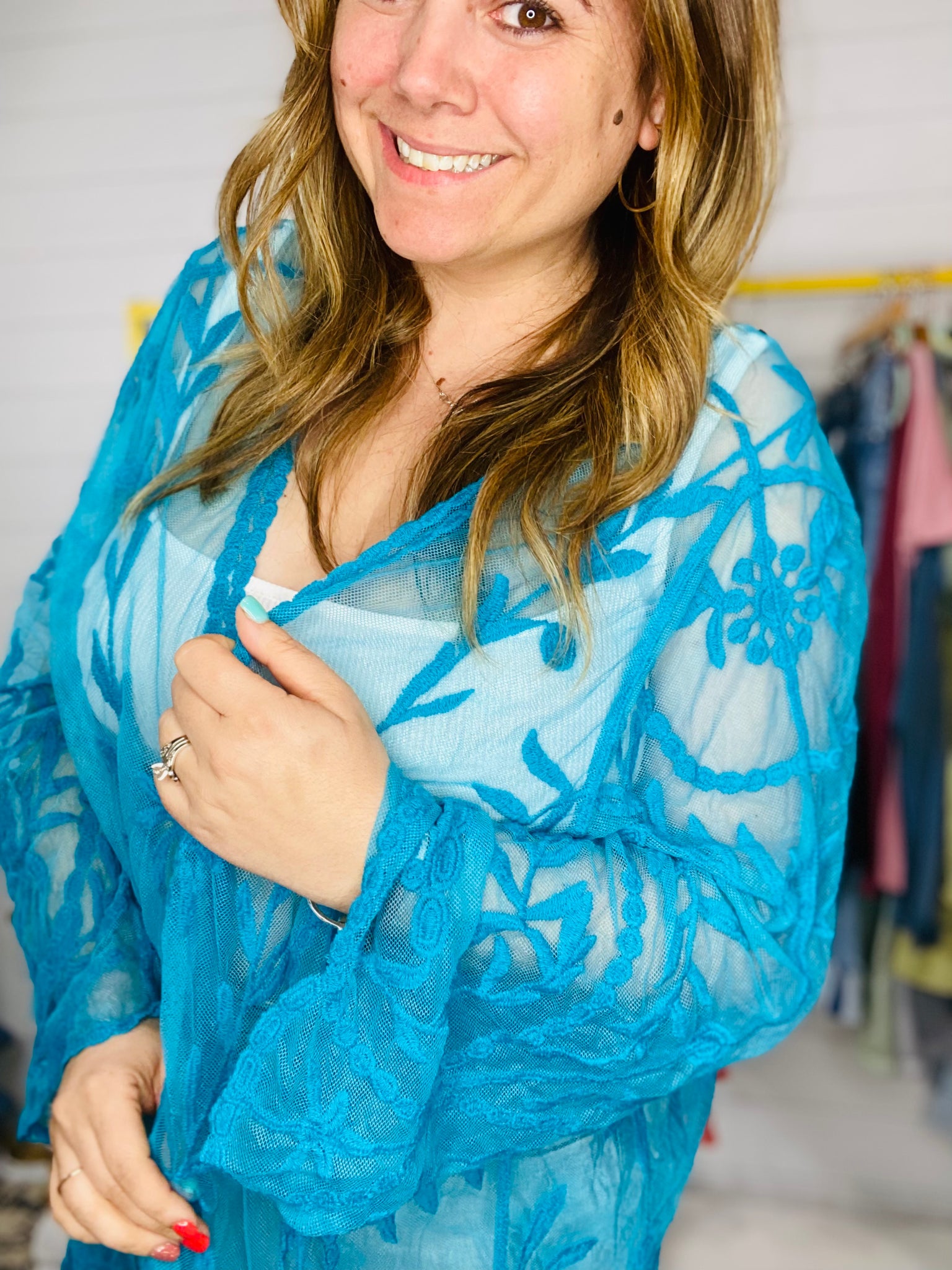 Teals Away Duster