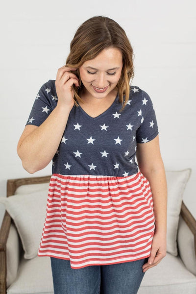 Sarah Ruffle Stars & Stripes