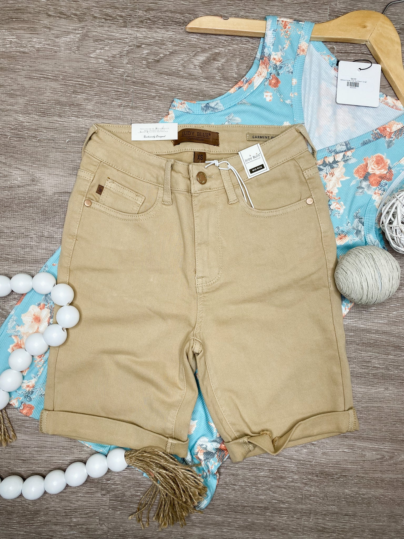 Judy Blue Khaki Bermuda