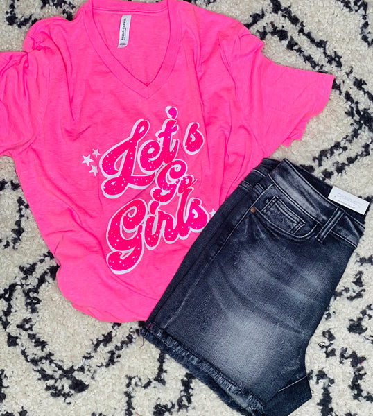 Let's Go Girls V-neck