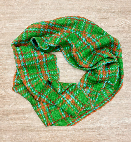 Green Plaid Scarf