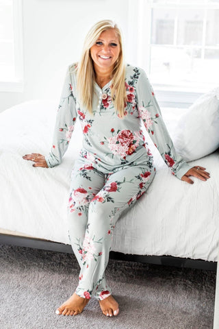 Shelly Sage Floral Loungeset