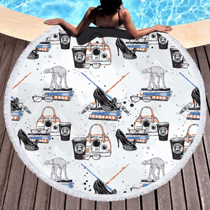 Chic Space Wars Beach Towel