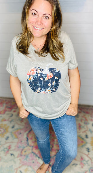 Hand Sewn Pumpkin Tee