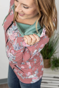 Floral Sage Full Zip