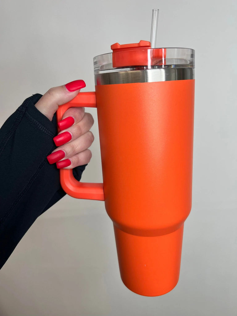 40oz Quencher Tumbler with Straw (Orange)