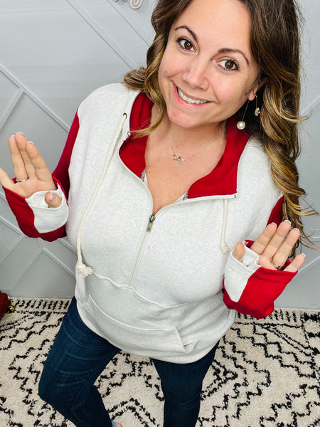 Ampersand Ave Final Rose Half Zip