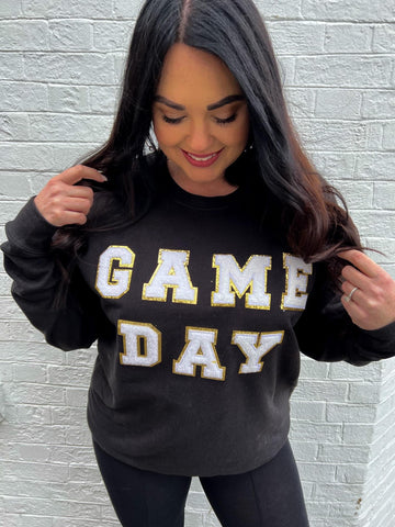 Game Day Varsity Patch Sweatshirt