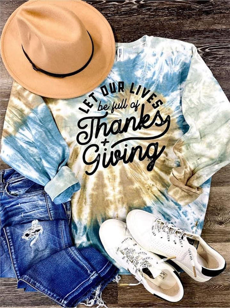 Tie Dye Fall Pullover
