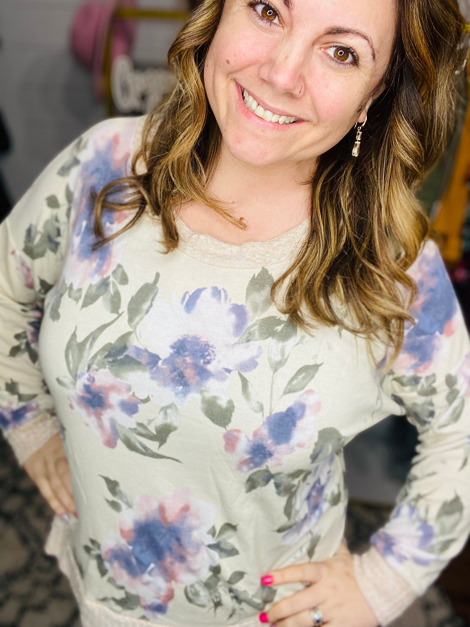 Oatmeal Floral