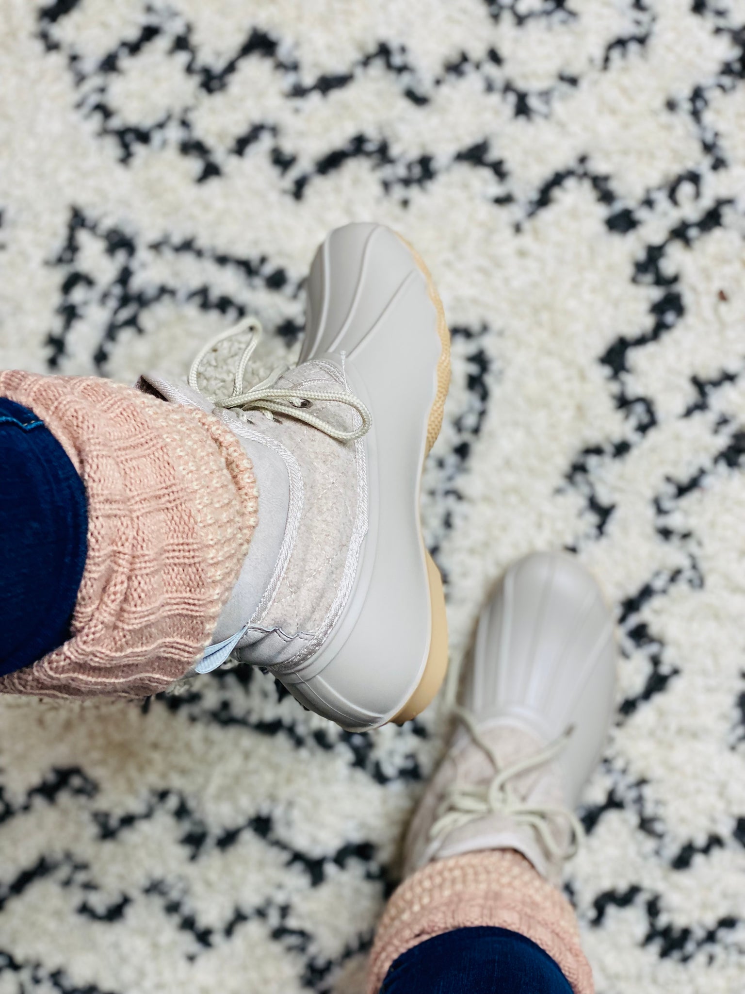 Gypsy Jazz Creamsicle Duck Boot