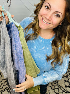 Bountiful Basic Mineral Wash Pullover