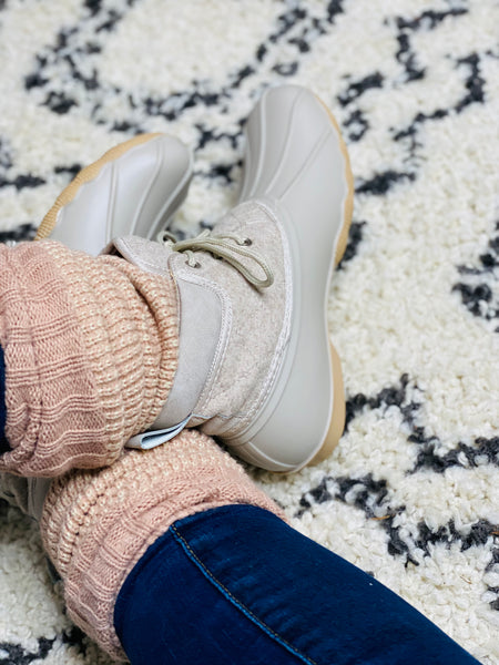 Gypsy Jazz Creamsicle Duck Boot