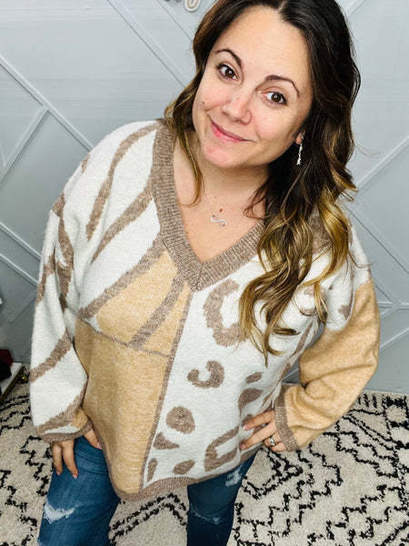 Catch Me Camel Sweater