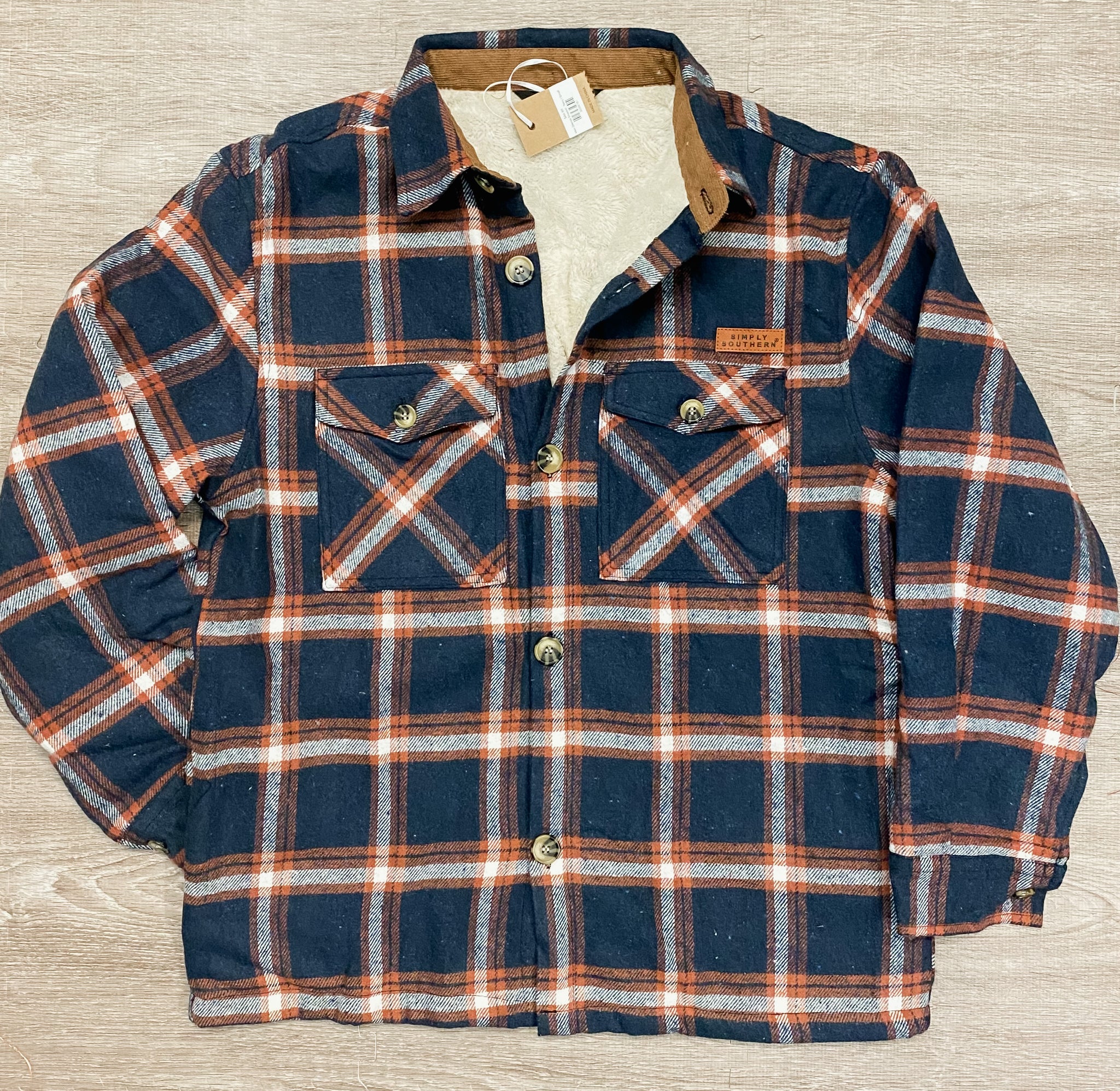 Men Sherpa Shacket