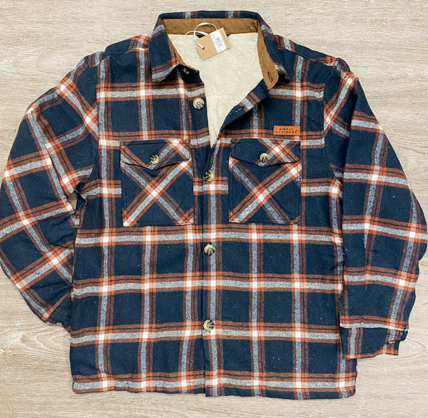 Men Sherpa Shacket