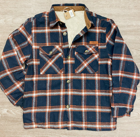 Men Sherpa Shacket