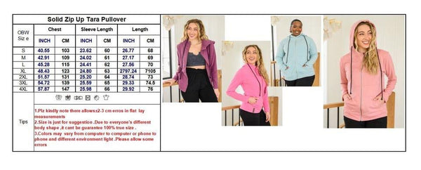 Tara Full Zip Spring Hoodie