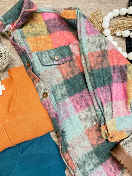 Stand Out Colors of Fall Shacket