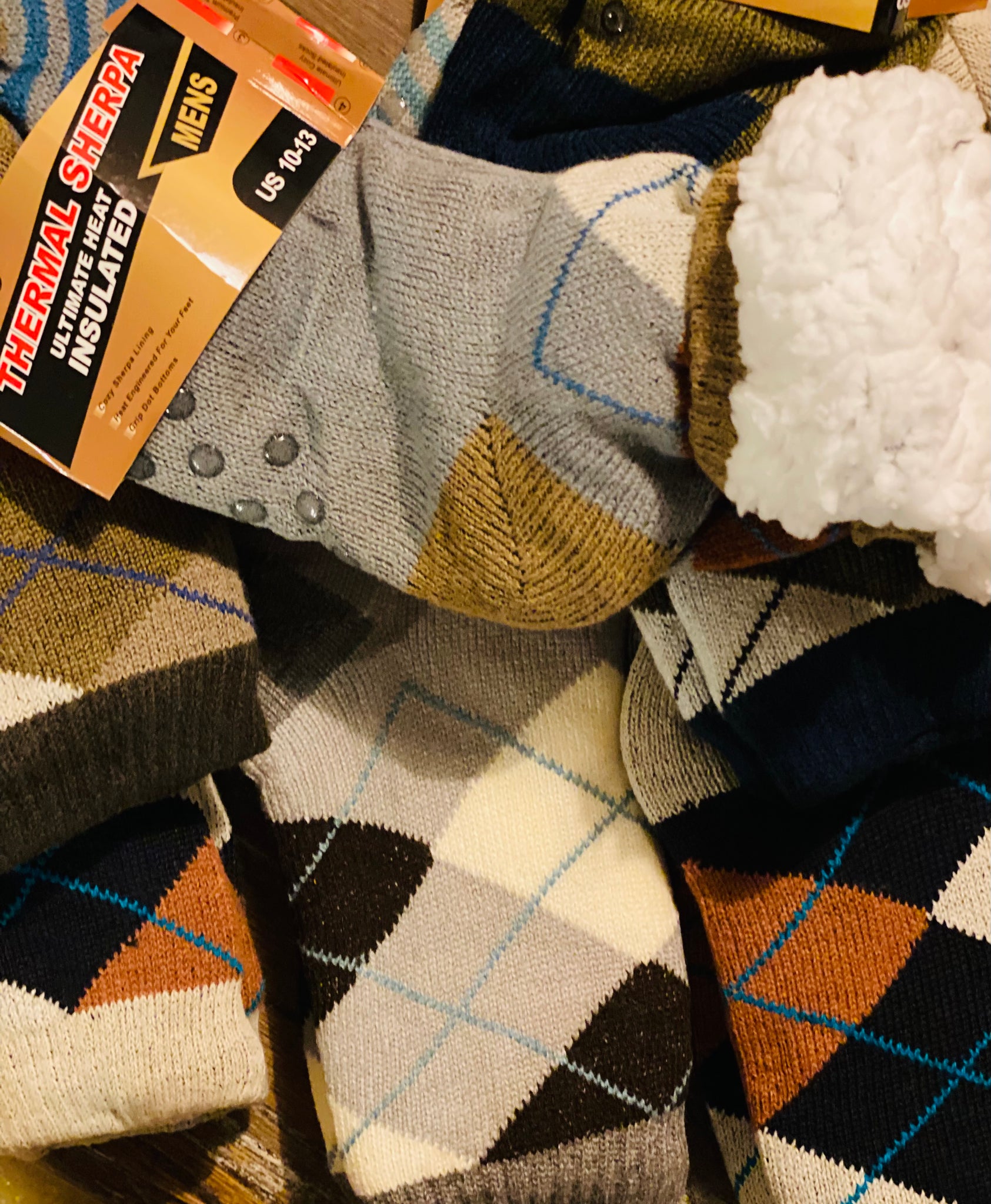 Mens Thermal Sherpa Socks