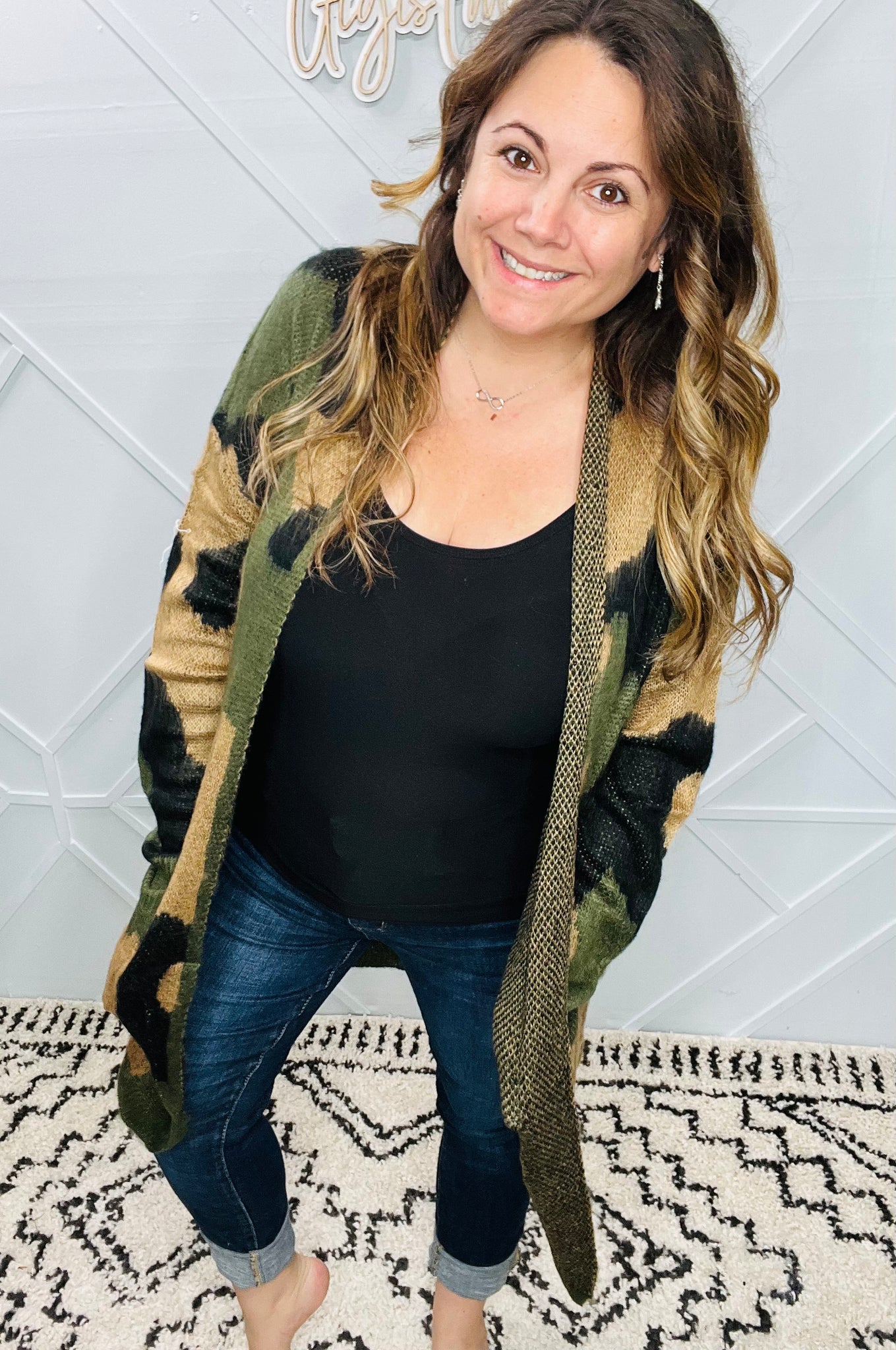 Camo Comfort Cardigan