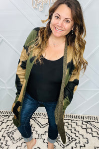 Camo Comfort Cardigan