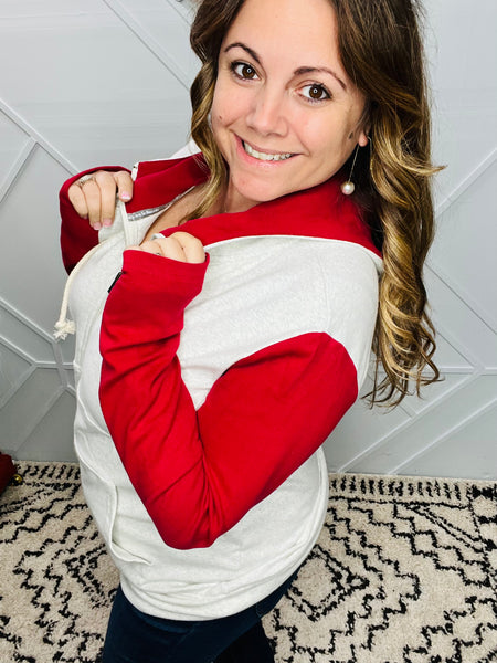 Ampersand Ave Final Rose Half Zip