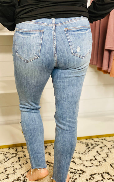 Risen Distressed Relaxed Skinny