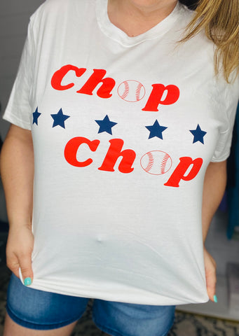 Chop Chop Baseball tee