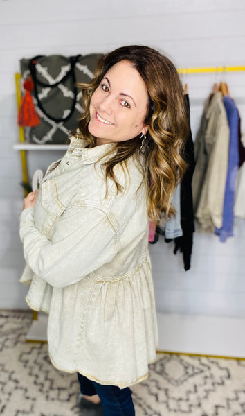 Peplum Perfect Shacket