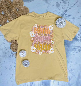 Mama Hippie Retro Graphic Tee
