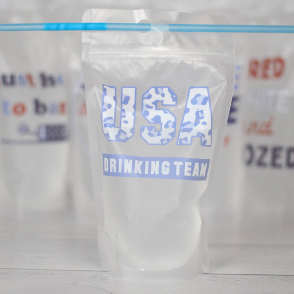 Adult Drink Pouches Patriotic