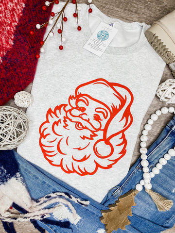 Santa Puff Sweatshirt