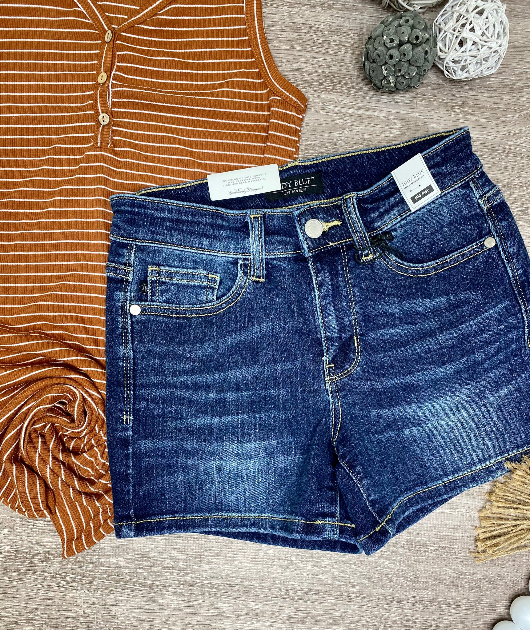 Judy Blue Classic Midrise Shorts