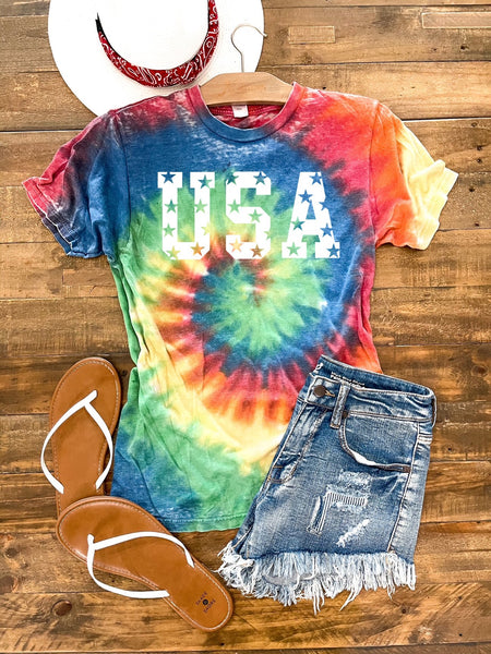 USA Tie DyeTee