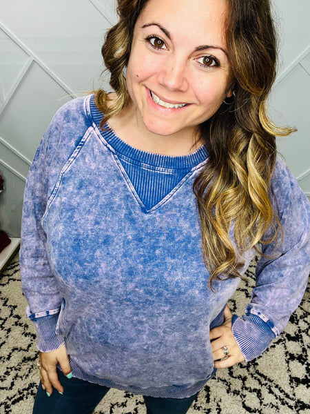 Bountiful Basic Mineral Wash Pullover