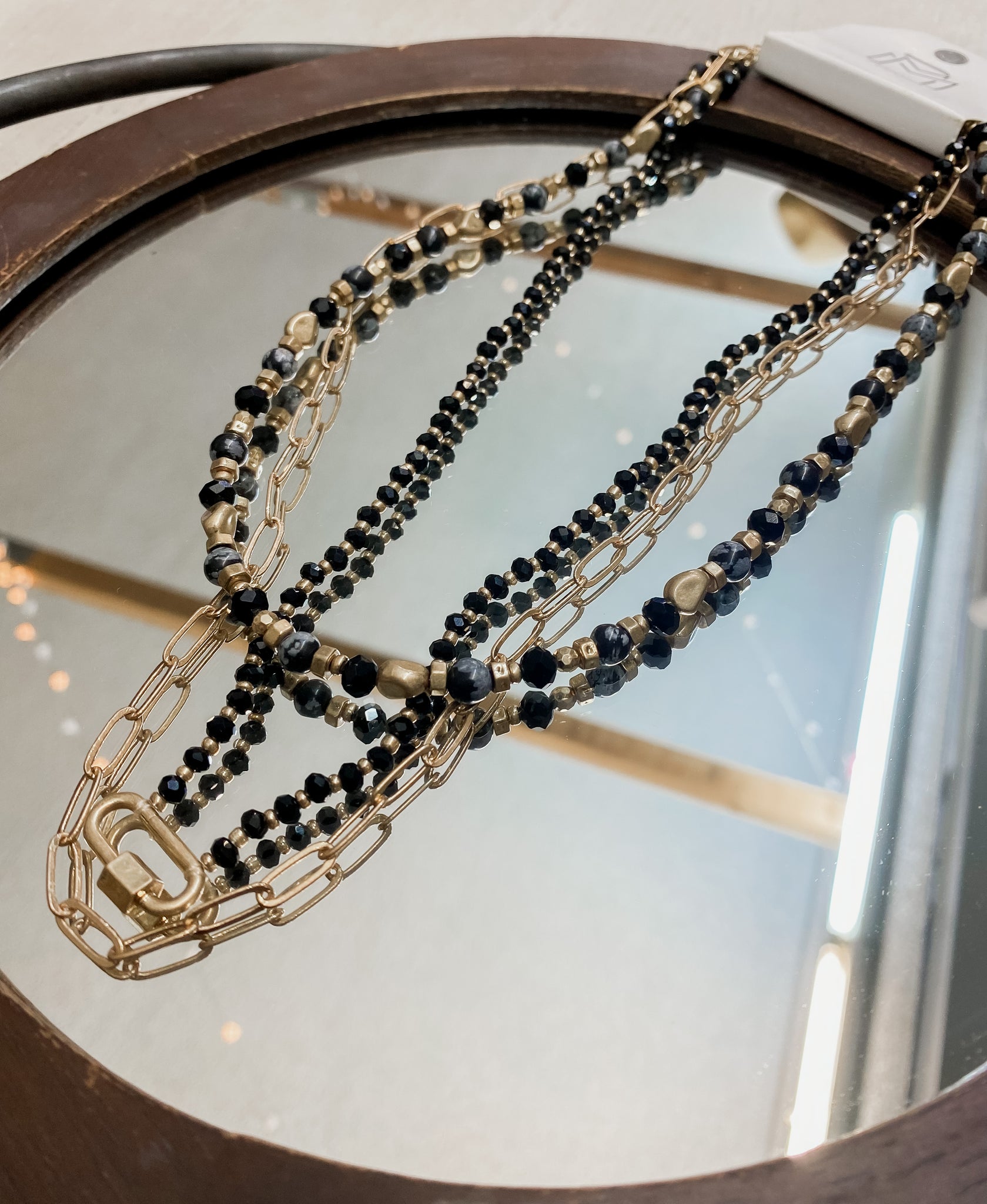Janie Necklace- Black