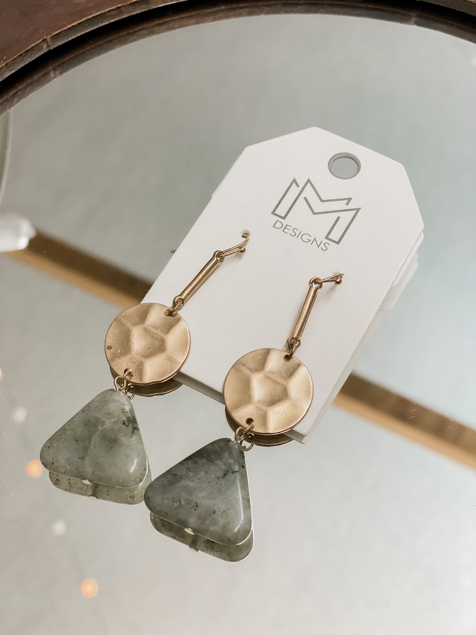 Jeni Earrings Grey