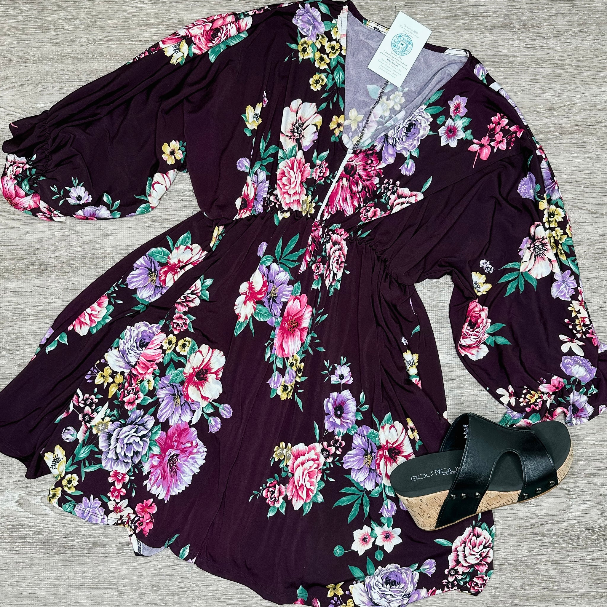 Fancy Like Floral Fields Dress