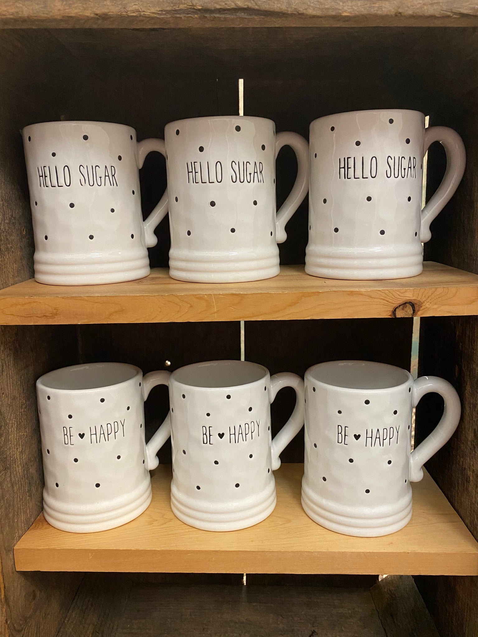 Polka Dot Mugs