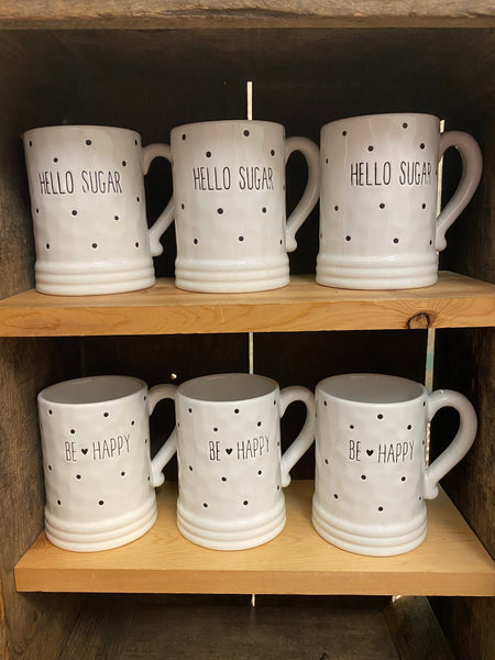 Polka Dot Mugs