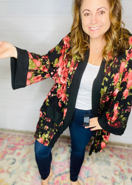 Fields of Floral Cardigan