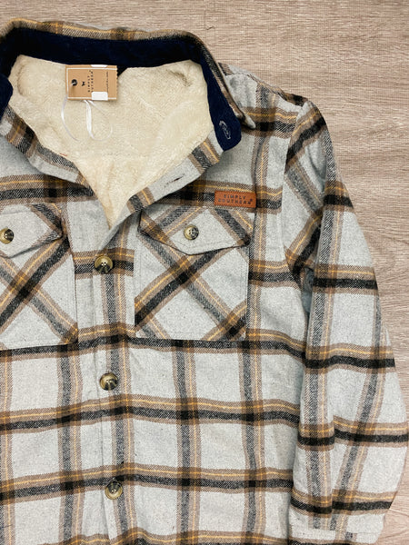 Men Sherpa Shacket