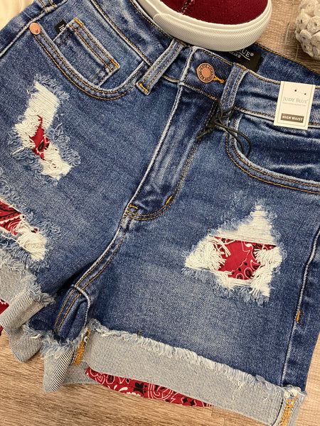 Judy Blue Boot Scootin Shorts