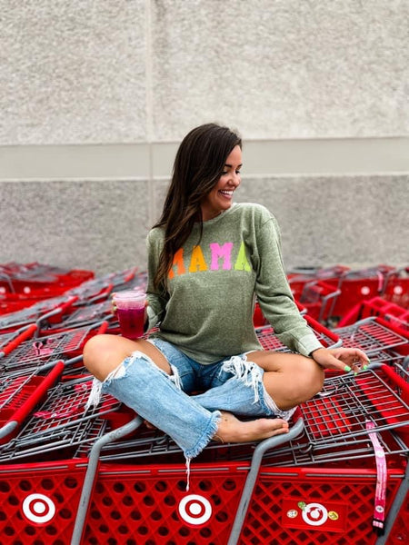 Mama French Terry Pullover