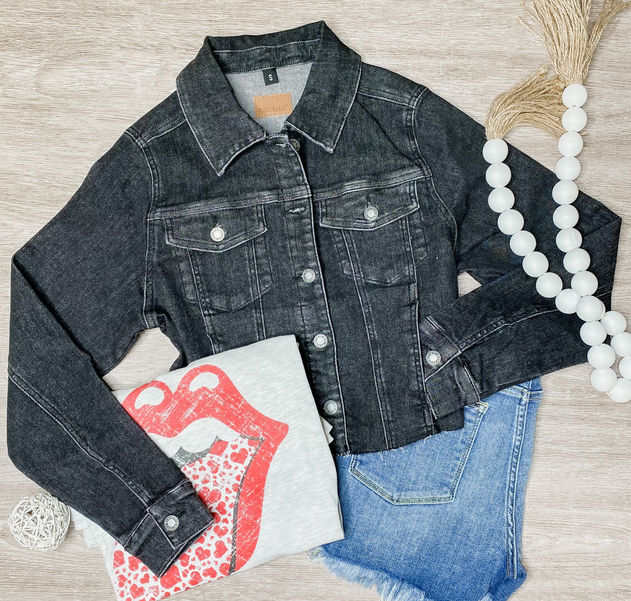 Judy Blue Midnight Dancing Denim Jacket