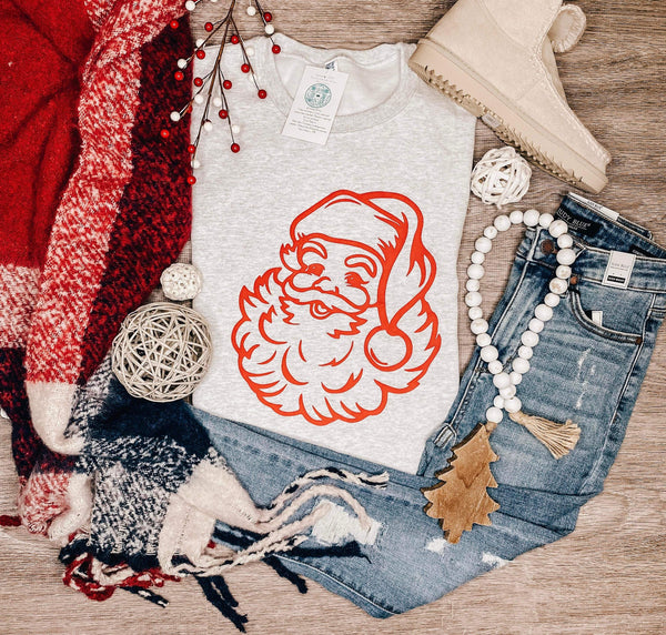 Santa Puff Sweatshirt
