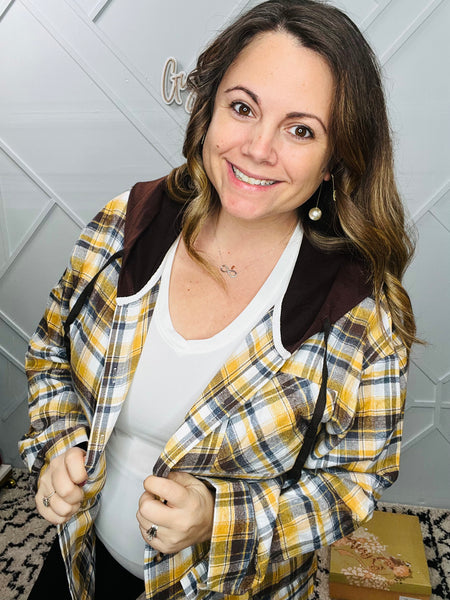 Lightweight Flannel Shacket NEW COLORS